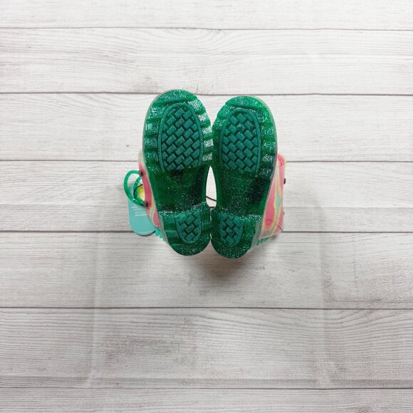 NWT Western Chief Light Up Tie Dye Heart Rainboots - Picture 4 of 7